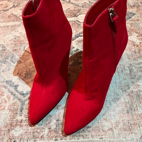 BP. Hollywood Red Heeled Booties. - Picture 2 of 3